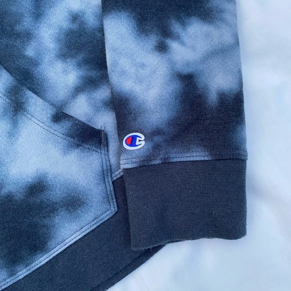 Champion Tie Dyed Sweatshirt Hoodie - Picture 3 of 4